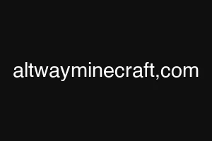 altwayminecraft,com