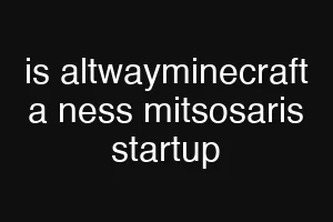 is altwayminecraft a ness mitsosaris startup